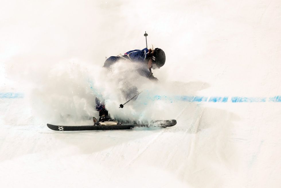 Team Gb Star Kirsty Muir Needed To Go Big On Her Final Run But She Could Not Stick The Landing