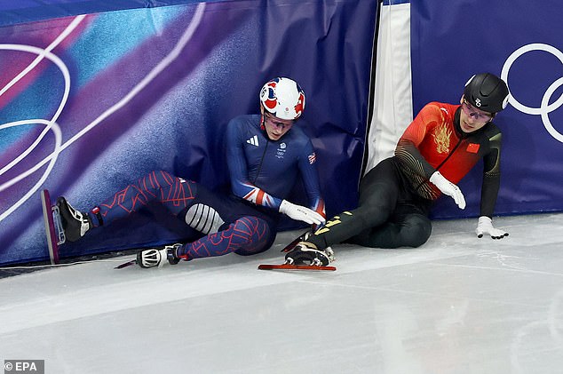 Niall Treacy Was Disqualified From The Short Track Speed Skating At The Winter Olympics