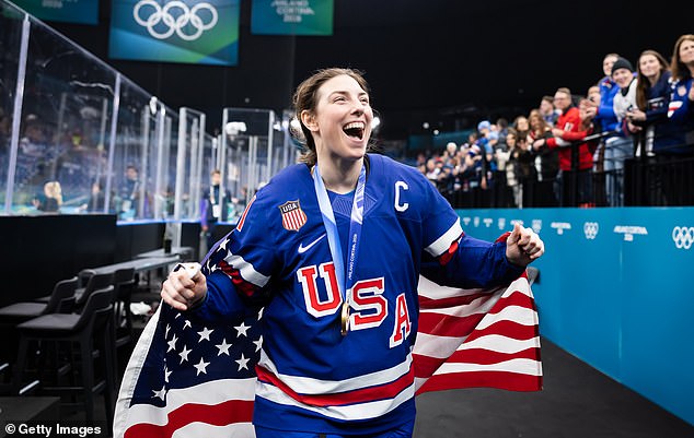 President Donald Trump's Joke About Inviting The Olympic Women's Hockey Team To The White House Against His Will Was 'Distasteful,' Captain Hilary Knight (Pictured) Said Wednesday