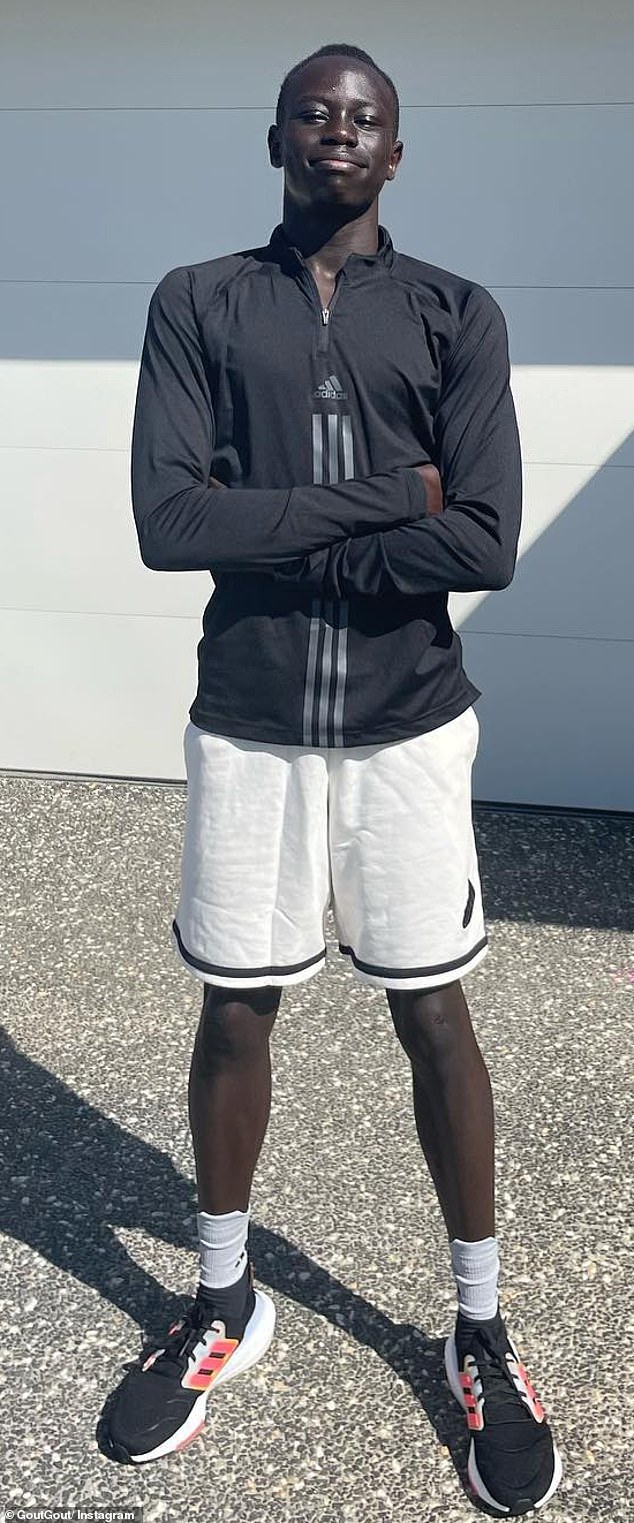 Gout (Pictured) Was Born In Ipswich - After His Parents Migrated To Australia From Sudan Shortly Before He Was Born