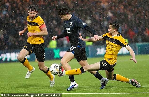 Rangers Felt They Deserved A Foul For Cammy Kerr's Challenge On Mikey Moore