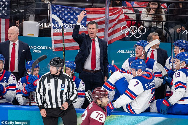 Us Coach Mike Sullivan Expresses His Disapproval With Officials During The Olympic Opener