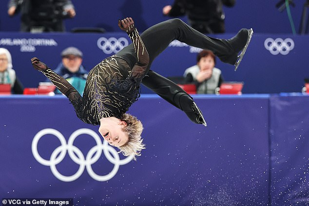 A Us Figure Skater Stunned The Winter Olympics Crowd With An Incredible Backwards Somersault During Team Usa's Gold Medal-Winning Free Skate