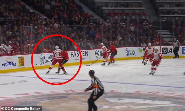 Facing The Visiting Detroit Red Wings In Canada's Capital On Thursday, Tkachuk Was On The Receiving End Of A Brutal Blindside Hit From 6Ft6 Swedish Defenseman Simon Edvinsson