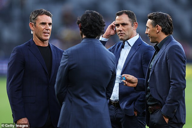 Nine Has Remained The Nrl's Free-To-Air Broadcaster Under Its Current Long-Term Agreement (Pictured Left To Right, Nine Stars Brad Fittler, Johnathan Thurston, Cameron Smith And Billy Slater)