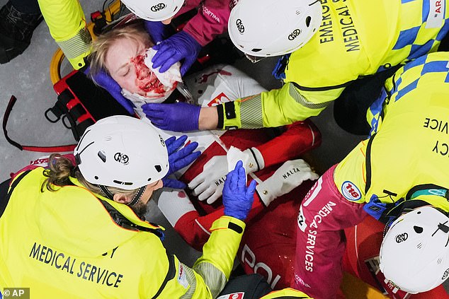 Poland's Kamila Sellier Was Left Covered In Blood After A Rival's Blade Sliced Her Above Her Eye