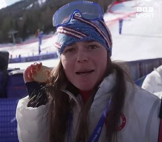 Team Usa Star Breezy Johnson Saw Her Downhill Gold Medal Snap Off Its Ribbon In Minutes