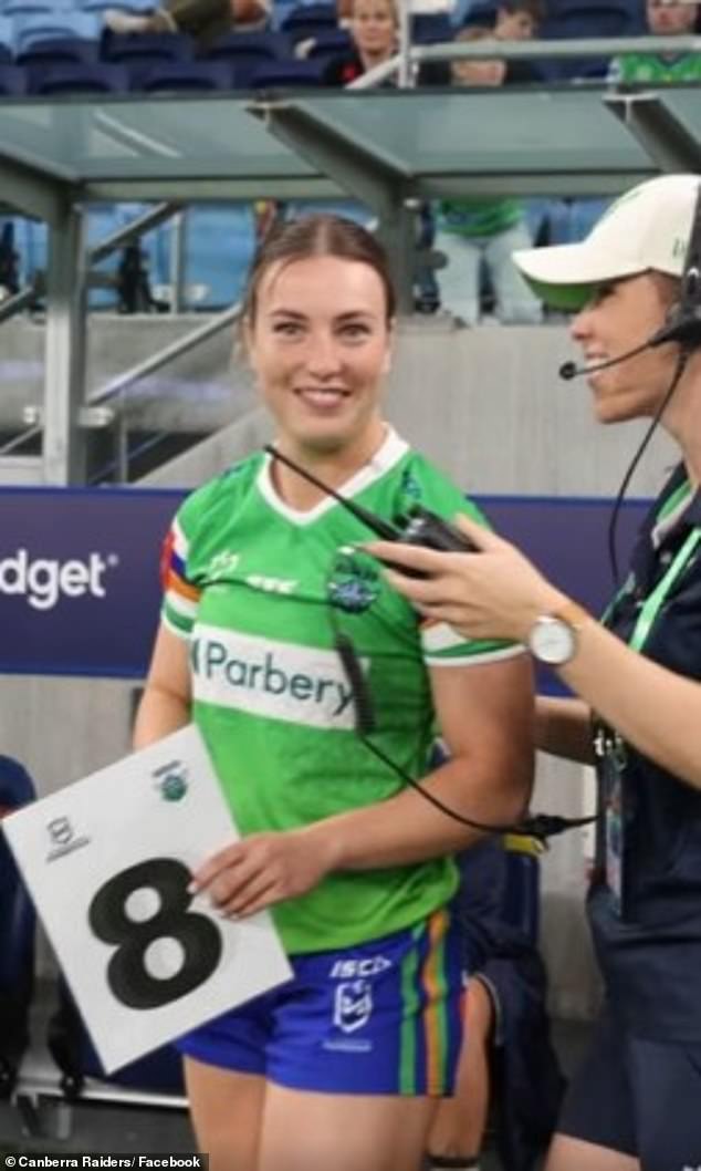 Willey (Pictured Playing For Canberra) And Bostock Are Part Of The Aus Vegas Angels Team That Has Made It Through To The Final Of The Nines Tournament In Sin City