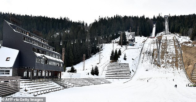 The Now Abandoned Ski Jumping Site On Mount Igman Is Now Explored By Intrepid Visitors