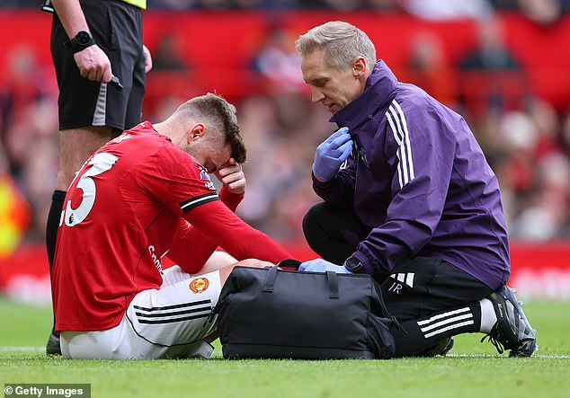 Luke Shaw Cut A Dejected Figure After Limping Off After 24 Minutes