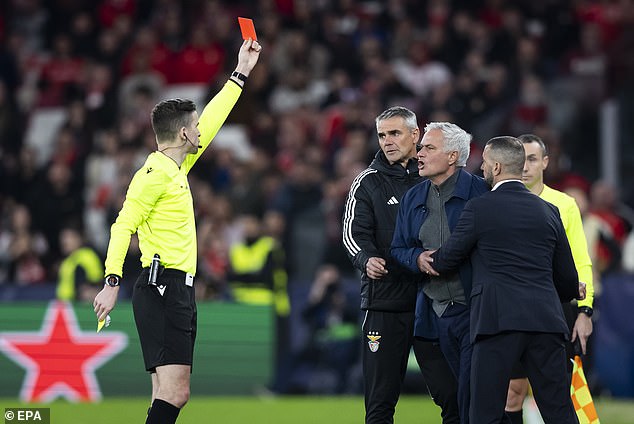 Mourinho Was Sent Off And Later Accused Vinicius Jr Of Inciting The Crowd And His Opponents