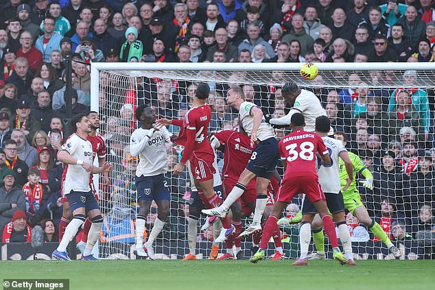 Liverpool Scored Three Of Their Five Goals Against West Ham On Saturday From Corners