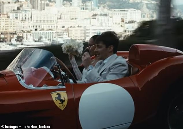 The Duo Wed In Monaco On Saturday And Drove Away In A 1957 Ferrari 250 Testa Rossa Worth £9Millon