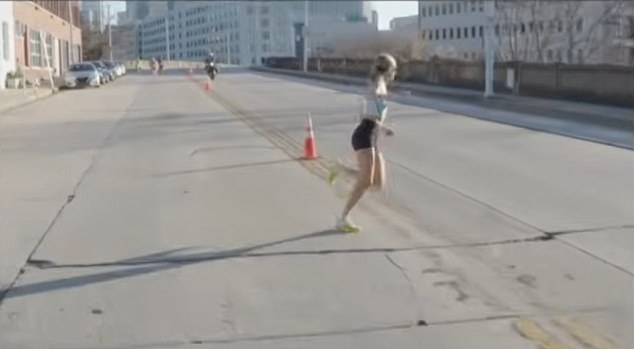 The 34-Year-Old Runner Was Forced To Double Back On Herself After Realizing The Error