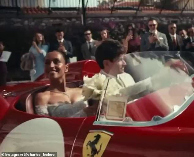 Leclerc And Saint-Mleux (Pictured) Got Hitched Just Days Before The 2026 F1 Season Begins At The Australian Grand Prix