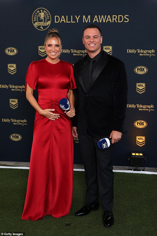 Duke (Pictured With Fellow Fox League Presenter Eloise Sohier) Has Spoken Out On New Podcast