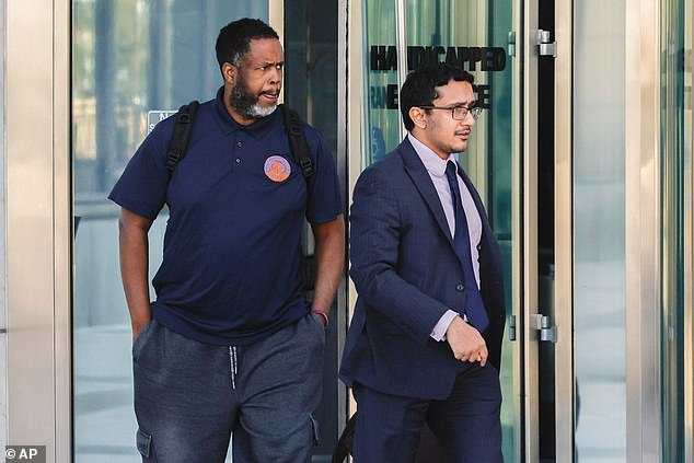 Former Nba Player And Assistant Coach Damon Jones, Left, Leaves Court In October