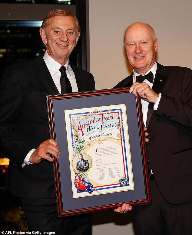 Cometti Won Numerous Awards During His Broadcasting Life, Including An Order Of Australia In 2019, 11 Australian Football Media Association Accolades As Best Caller, And Is A Sport Australia Hall Of Fame Inductee (Pictured)