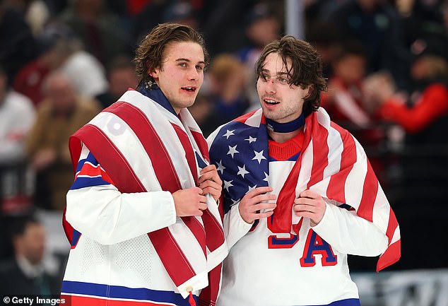 Quinn And Brother Jack Helped The American Men's Team Claim Gold At The Winter Olympics