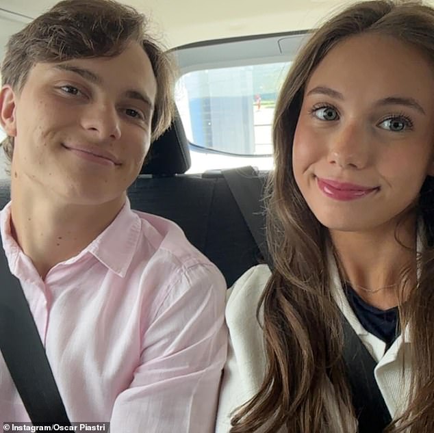 Piastri And Girlfriend Lily Zneimer