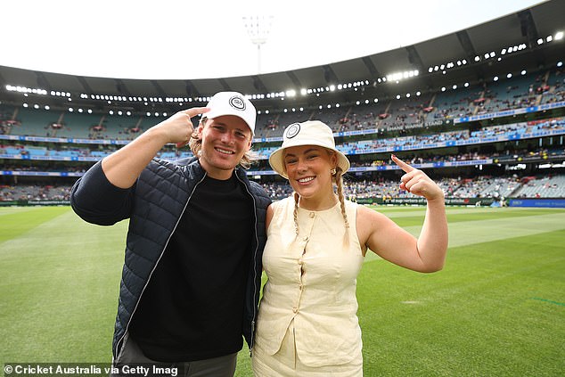 Jackson Warne (Pictured With His Sister Brooke) Also Spoke On The Importance Of Undergoing A Health Check During The Match