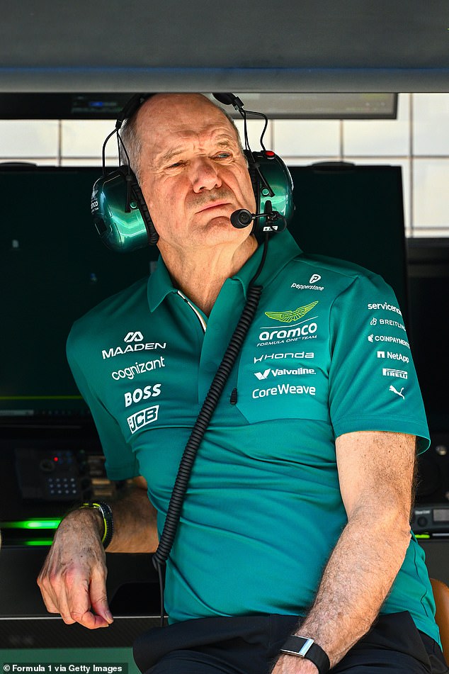 Team Principal And Design Guru Adrian Newey (Pictured) Made The Stunning Announcement At Melbourne's Albert Park Track On Thursday
