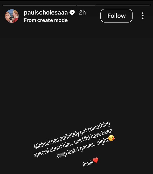 The Former United Midfielder Said United Have Been 'C**P Last Four Games' Under His Old Team-Mate After The Loss