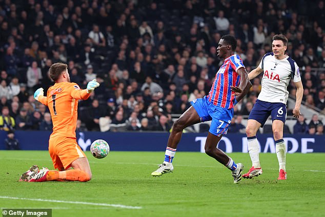 Ismaila Sarr Scored Two Of Palace's Three First-Half Goals Against A Struggling Spurs Team
