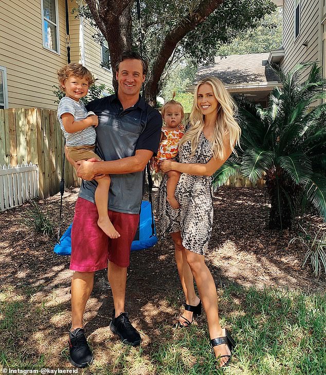 Pictured: Lochte, His Ex-Wife Kayla And Two Of The Three Children That The Former Couple Share