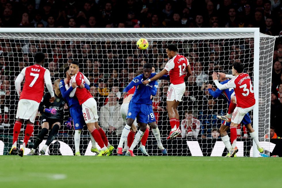 Arsenal Scored Twice Against Chelsea From Corners