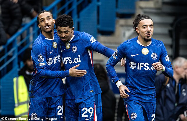 Chelsea Fans Have Turned On Wesley Fofana (Centre) After He Suggested His Side Could Lose Their Game Against Aston Villa