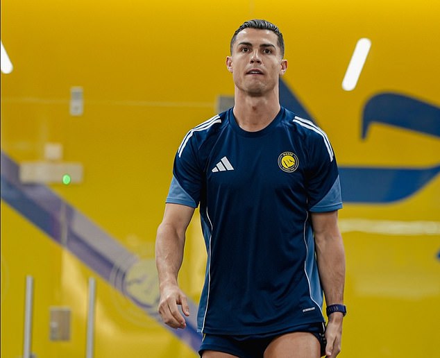 Injured Cristiano Ronaldo Was Pictured With His Al-Nassr Team-Mates At Training On Tuesday
