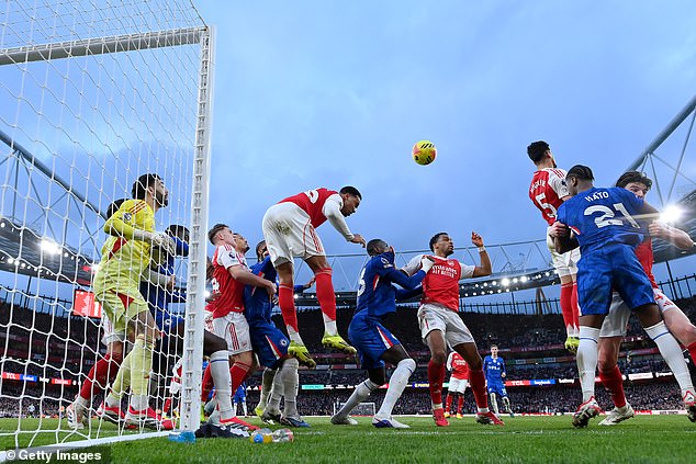 All The Holding And Wrestling That’s Going On. Players In Head Locks, Pushing To Create Confusion, Crowding So The Goalkeeper Can’t Get To The Ball