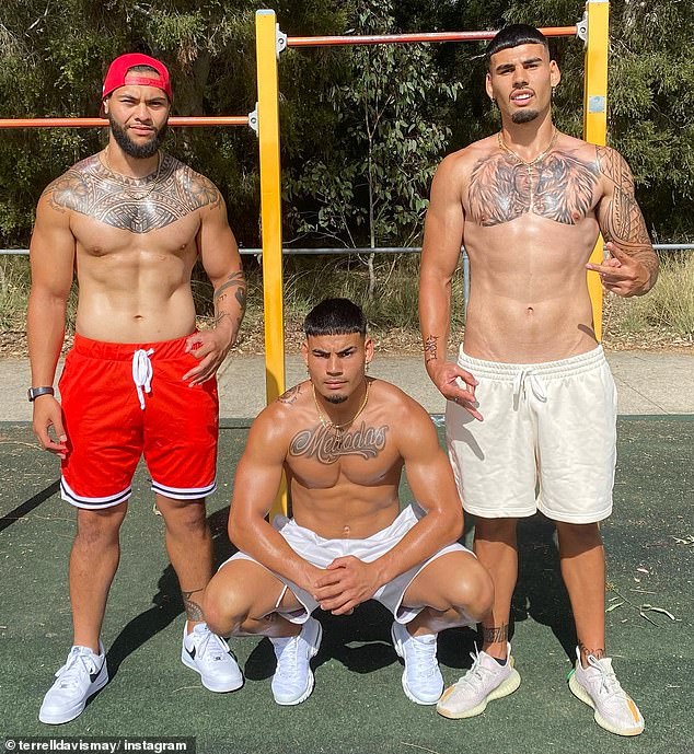 May (Pictured, Right) Insists He Has 'Moved Past' The Recent Leaking Of An Intimate Video - And In Good News For Tigers Supporters, They Can Expect To See May's Online Increase After He Hired A Team To Run His Social Media Channels