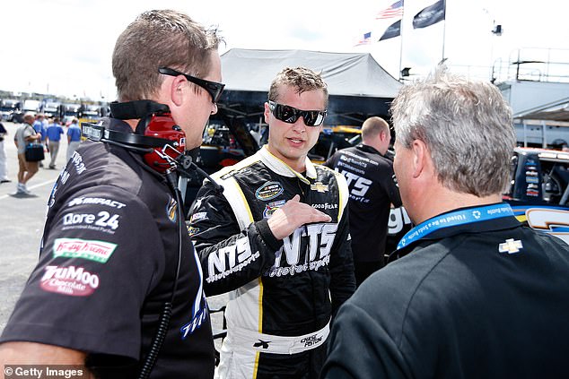 Former Nascar Driver Chase Pistone (Pictured Center) Has Died At The Age Of 42