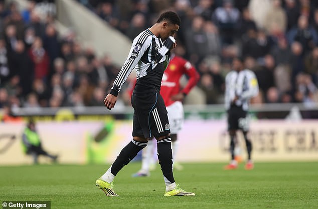 Jacob Ramsey Was Sent Off After Being Given A Second Yellow Card For Simulation