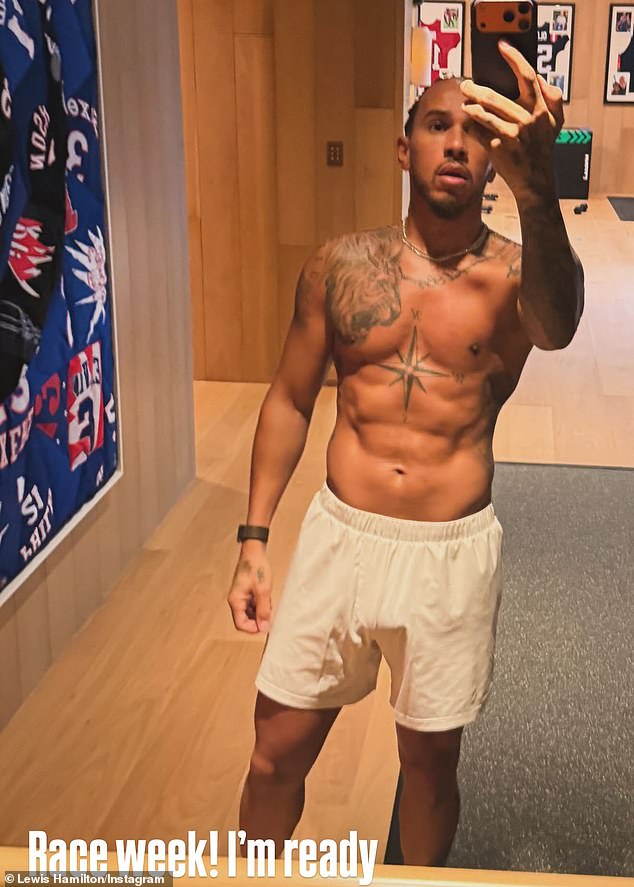 The Seven-Time World Champion Showed Off His Six Pack This Week Ahead Of The New Season