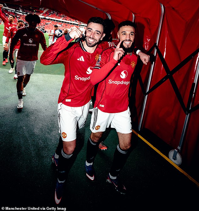 Bruno Fernandes (Left) Has Now Hit A Century Of Both Goals And Assists For Manchester United