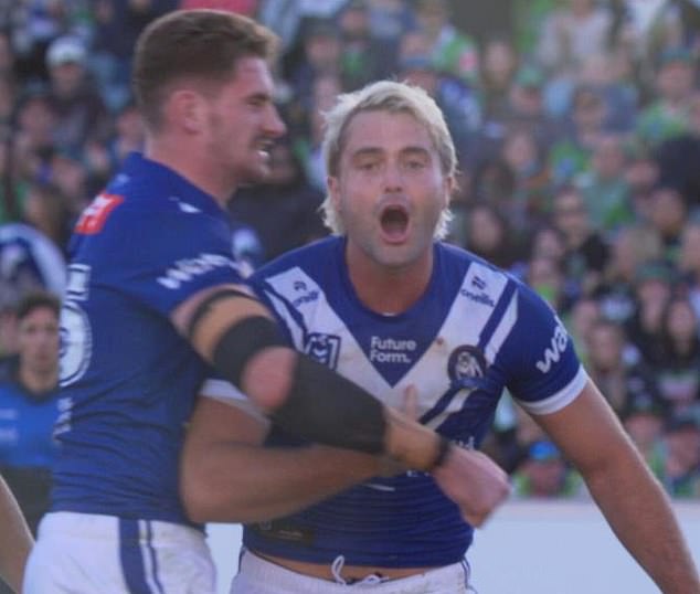 Nrl Star Jaeman Salmon (Pictured, Right) Has Been Roasted By Footy Fans After 'Shooting His Shot' With Aussie Adult Content Creator Anna Paul On Instagram