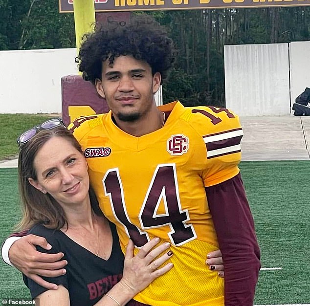 Dominiq Ponder, Who Died On Sunday In A Car Accident, Pictured Alongside His Mother Catrina