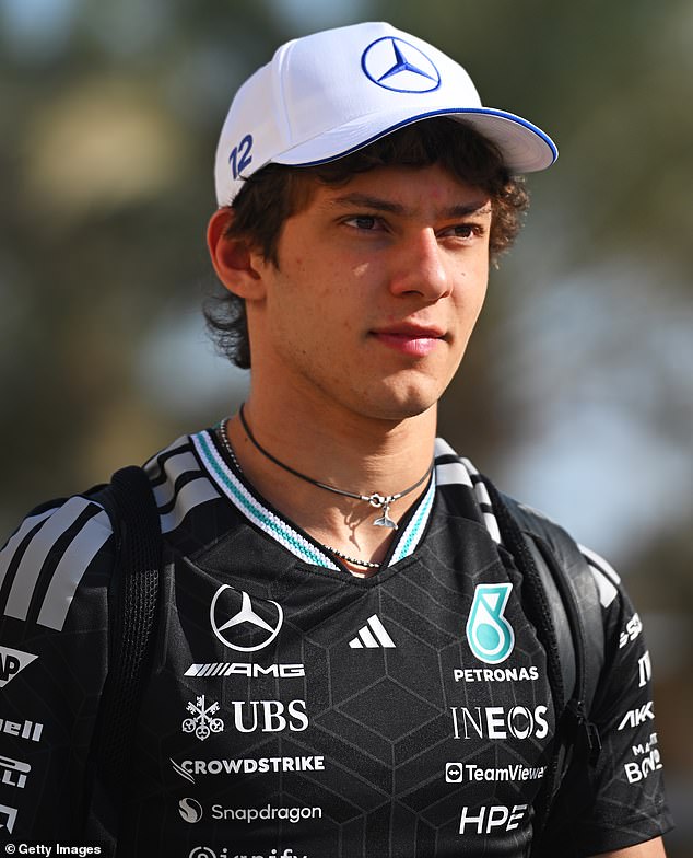 Want To Snap Up The Baseball Cap Worn By Mercedes Driver Kimi Antonelli (Pictured)? Get Ready For A Shock