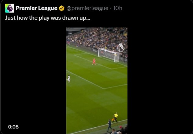 The Premier League's Now-Deleted Tweet Which Mocked Tottenham Hotspur's Free-Kick