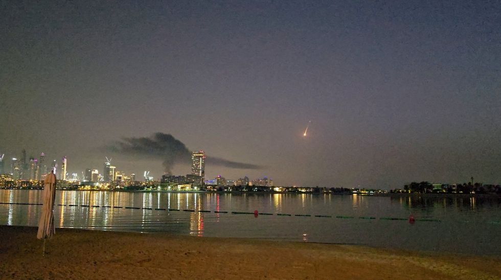 Iranian Strikes Over Dubai