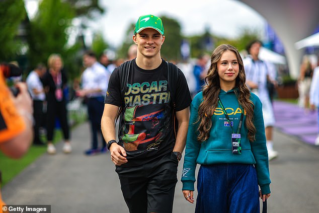 Australian Hope Oscar Piastri Walks The Paddock In Melbourne With Girlfriend Lily Zneimer